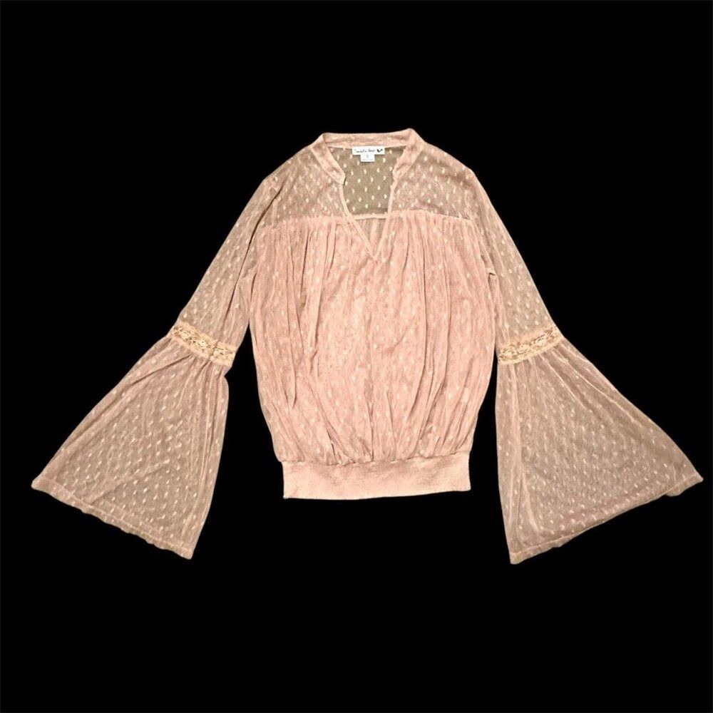 Double Zero Shear Blouse Sz S